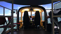 The device so closely replicates actual flight conditions that it is the first of its kind in in North America where pilots will receive credit for in-aircraft hours as part of an approved training program.