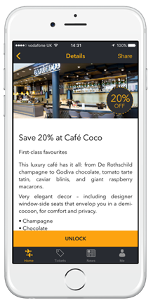 FLIO offers HMSHost a platform to communicate directly to their customers on relevant moments.