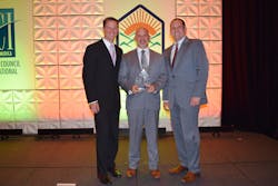 From left to right, Justin Myer, deputy director of aviation – marketing and air service development for the Kansas City Aviation Department and chairman of the ACI-NA Marketing and Communications Committee; Glen Thomas, public information officer, Memphis-Shelby County Airport Authority; and Scott Elmore, vice president of communications and marketing for ACI-NA. From left to right, Justin Myer, deputy director of aviation – marketing and air service development for the Kansas City Aviation Department and chairman of the ACI-NA Marketing and Communications Committee; Glen Thomas, public information officer, Memphis-Shelby County Airport Authority; and Scott Elmore, vice president of communications and marketing for ACI-NA.
