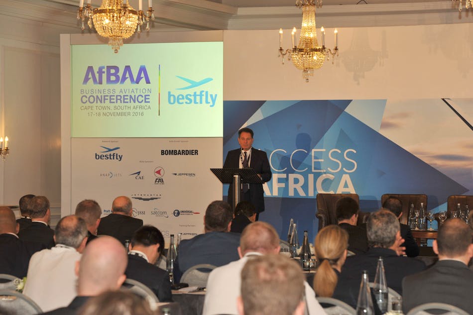 Tarek Ragheb welcomes more than 160 delegates to the first AfBAC event in Cape Town.
