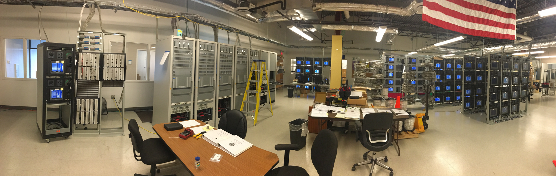 The DFW system at Frequentis USA's Production Facility in Columbia, Md.