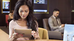 The more than $2 million, 2,700-square-foot lounge is located in Oakland’s Terminal One near Gate 8.