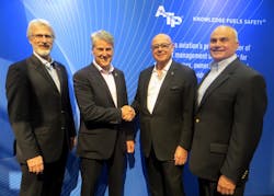 Chris Lewis, Chief Operating Officer, CaseBank Technologies; Phil D&rsquo;Eon, President and Chief Technology Officer, CaseBank Technologies; Charles Picasso, Chief Executive Officer, Aircraft Technical Publishers (ATP); and Ken Aubrey, Chief Revenue Officer, Aircraft Technical Publishers (ATP)