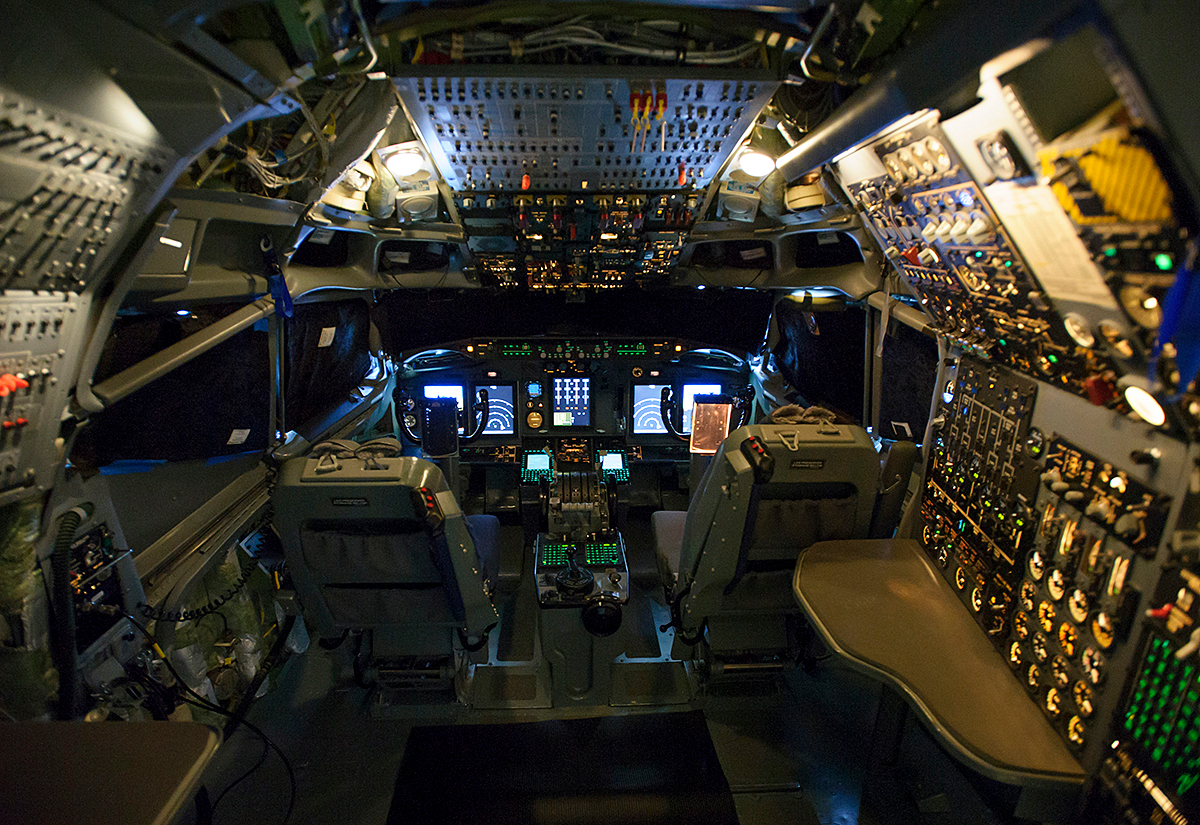 Boeing crews have updated the cockpit and avionics systems of NATO's AWACS aircraft, including five full-color displays that provide crewmembers with customizable engine, navigation and radar data.