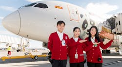 Hainan Airlines began service McCarran International Airport in December, becoming the first direct flight from mainland China to Las Vegas.