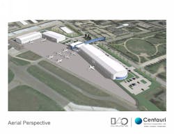 Phase II of the development will nearly double capacity with 62,500-sq. ft. of additional corporate aircraft storage and office space to accommodate expanding corporate flight departments in the growing Dallas area. Phase II of the development will nearly double capacity with 62,500-sq. ft. of additional corporate aircraft storage and office space to accommodate expanding corporate flight departments in the growing Dallas area.