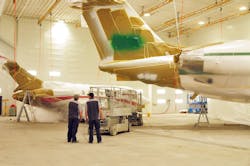 Duncan Aviation recently completed a hangar renovation that allows additional paint capacity and more paint schedule flexibility for its full-service Battle Creek, MI, location. Duncan Aviation recently completed a hangar renovation that allows additional paint capacity and more paint schedule flexibility for its full-service Battle Creek, MI, location.