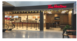 In addition to this new store, a 24/7 Tim Hortons is located pre-security in the food court, there is a store on Bell Boulevard, and there is a Tim Hortons kiosk in US departures. In addition to this new store, a 24/7 Tim Hortons is located pre-security in the food court, there is a store on Bell Boulevard, and there is a Tim Hortons kiosk in US departures.