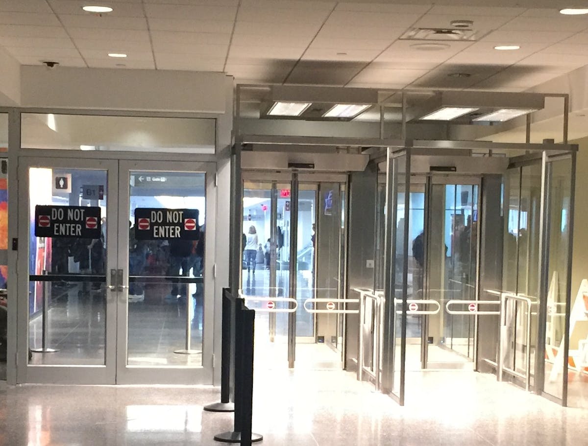 The system costs approximately $290,000, but will save the airport around $262/day from no longer needing a security guard stationed at the exit lane.