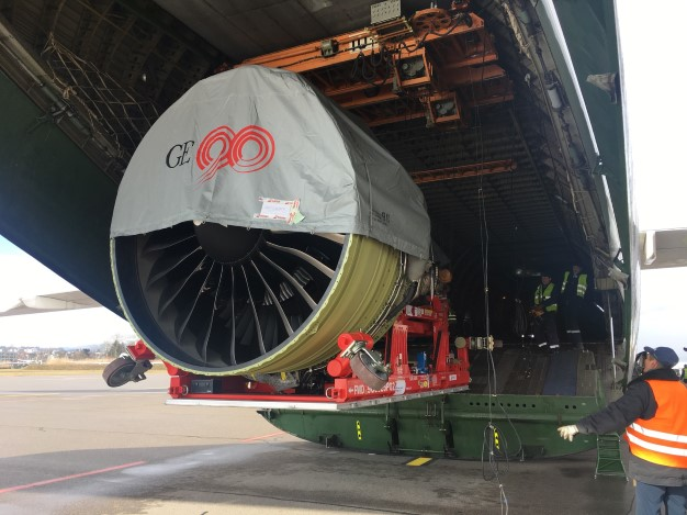 ANTONOV Airlines transports world's most powerful turbofan engine to