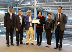 (from left) Simon Fu (Hactl Executive Director), Chee Hong Tan (Hactl Chief Operating Officer), Mark Whitehead (Hactl Chief Executive), Yvonne Ho (IATA General Manager, Hong Kong and Macau), Amy Lam (Hactl Finance Director) and Benny Siu (Hactl Senior Manager - Quality Assurance) (from left) Simon Fu (Hactl Executive Director), Chee Hong Tan (Hactl Chief Operating Officer), Mark Whitehead (Hactl Chief Executive), Yvonne Ho (IATA General Manager, Hong Kong and Macau), Amy Lam (Hactl Finance Director) and Benny Siu (Hactl Senior Manager - Quality Assurance)