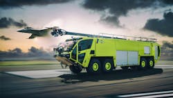 Oshkosh Airport Products LLC will display its all-new Oshkosh Striker 8 X 8 aircraft rescue and fire fighting (ARFF) vehicle at the 2017 Fire Department Instructors Conference on April 27-29 in Indianapolis, Ind. The Oshkosh Striker 8 X 8 is the most powerful and capable ARFF vehicle in the company’s history. Oshkosh Airport Products LLC will display its all-new Oshkosh Striker 8 X 8 aircraft rescue and fire fighting (ARFF) vehicle at the 2017 Fire Department Instructors Conference on April 27-29 in Indianapolis, Ind. The Oshkosh Striker 8 X 8 is the most powerful and capable ARFF vehicle in the company’s history.