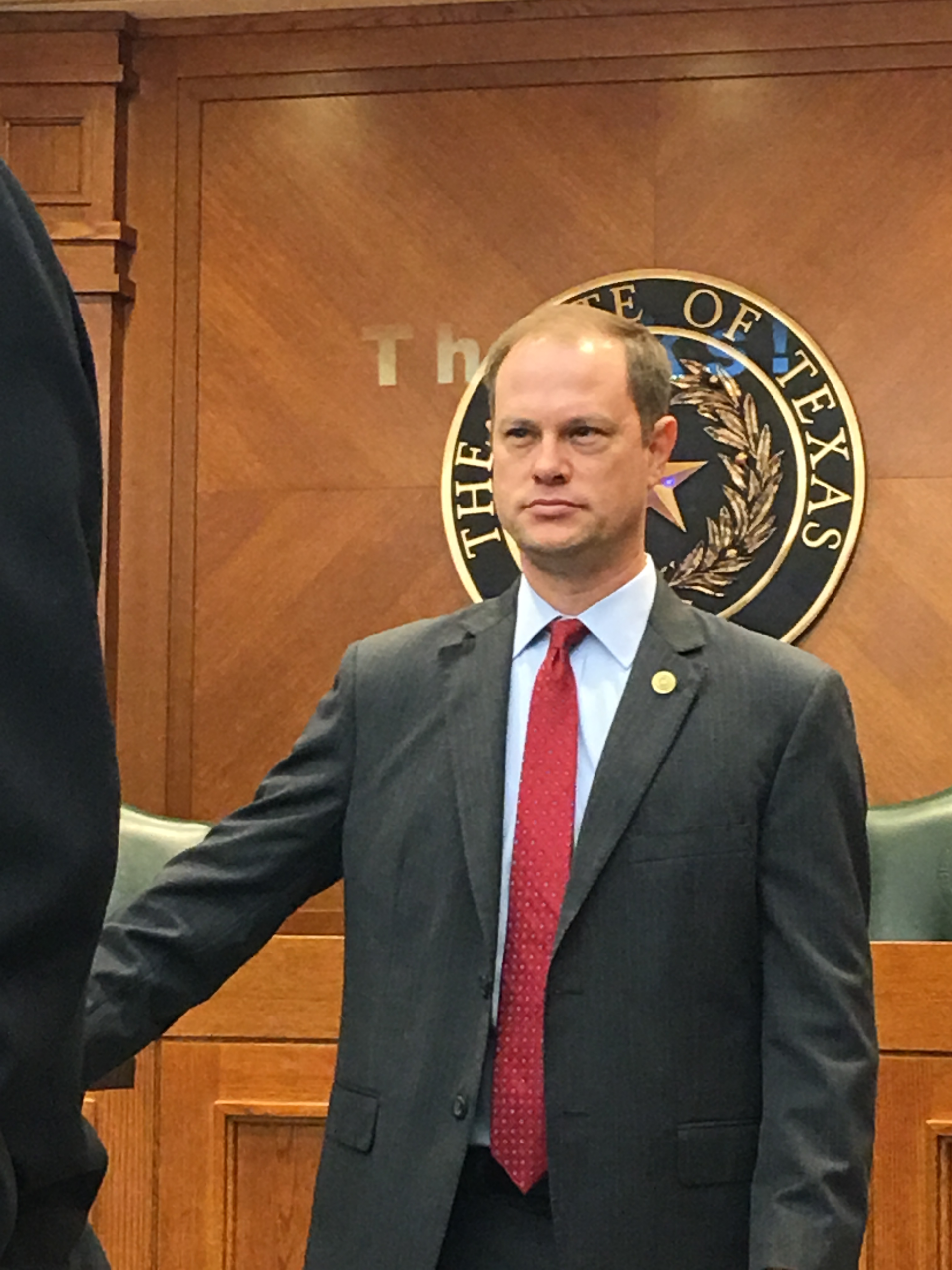 Rep. Cyrier, newly elected Chairman of the Texas Legislative General Aviation Caucus.