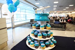 Flights will operate on WestJet Encore using Q400 aircraft with seating for 78 passengers. Flights will operate on WestJet Encore using Q400 aircraft with seating for 78 passengers.