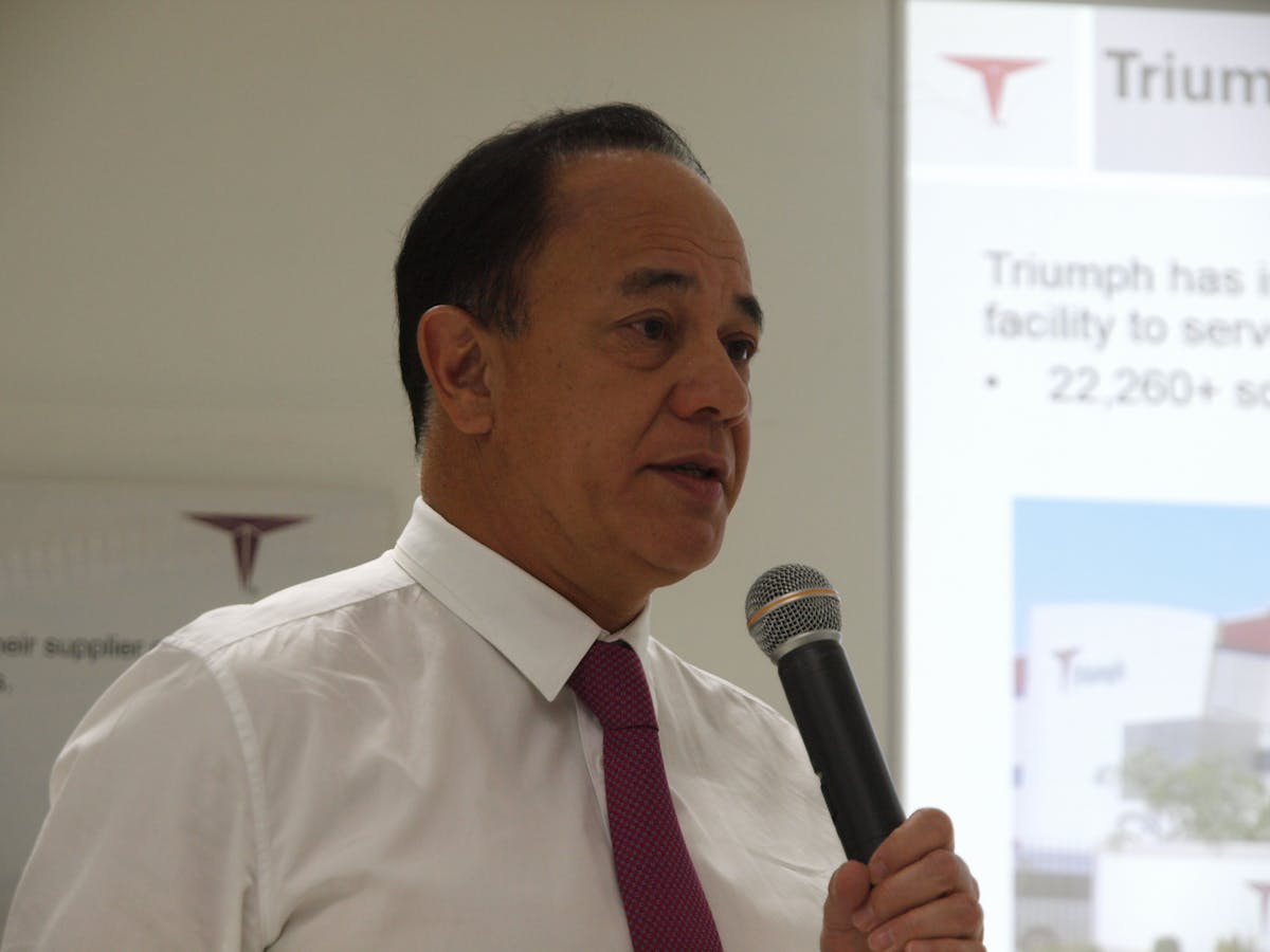 The press at the Chonoburi facility were first greeted by Remy Maitam, President of the TAS-Asia.