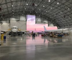 Aircraft maintenance work is ramping up at the AAR Rockford, IL, MRO facility. Aircraft maintenance work is ramping up at the AAR Rockford, IL, MRO facility.