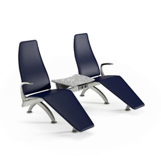 The Bern&ugrave; Aero Lounger is an addition to Arconas&rsquo; best-selling Bern&ugrave; Aero series beam mounted tandem seating line. The seat&rsquo;s contoured metal profile, high-back, footrest and plush padding provide exceptional comfort and durability for high-traffic waiting areas, allowing passengers to lounge and relax.