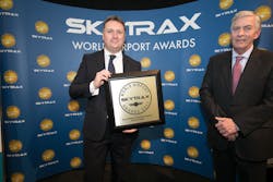 Heathrow was presented with the two important titles at the 2017 Skytrax World Airport Awards ceremony held in Amsterdam last night. Heathrow was presented with the two important titles at the 2017 Skytrax World Airport Awards ceremony held in Amsterdam last night.