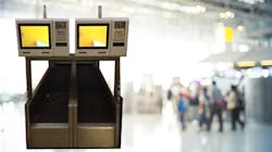 Napoli International Airport in Italy is the first European deployment of Rockwell Collins' M Series Plus self-service bag drop units. Napoli International Airport in Italy is the first European deployment of Rockwell Collins' M Series Plus self-service bag drop units.