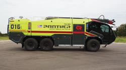 Rosenbauer is taking its new Panther ARFF vehicle on the road. Rosenbauer is taking its new Panther ARFF vehicle on the road.