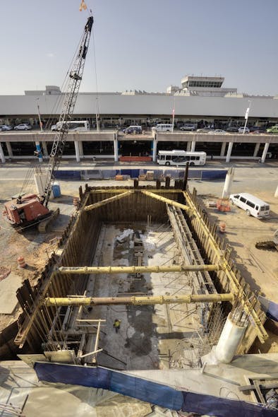 Destination CLT is a 10-year, $2.5 billion capital improvement program of capacity enhancements that include concourse expansions, a fourth parallel runway, a new elevated terminal curbfront roadway and pedestrian tunnels, and a terminal lobby expansion.
