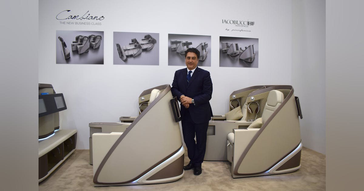 Iacobucci HF Aerospace Has Unveiled CAMBIANO, its Brand New Seat in