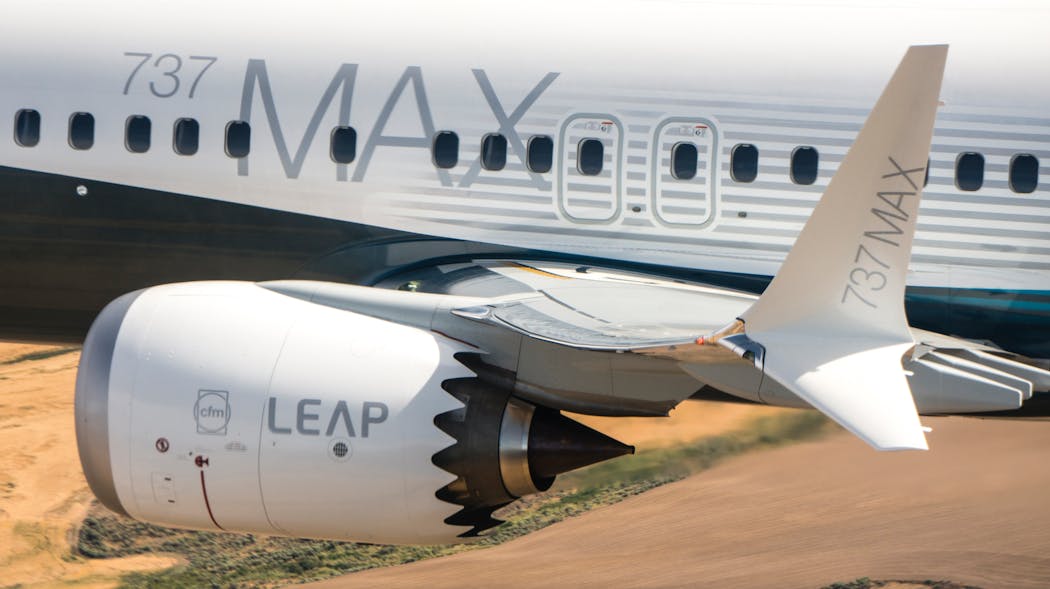 The LEAP-1B powers the 737 MAX.