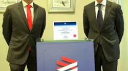 From left: LATAM CEO Andres Bianchi and IATA Vice President for America Peter Cerda