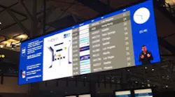 Nanolumens nixel display at Vancouver International Airport