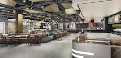 Terminal 1 will feature 20 world-class dining and retail concepts with a bold new terminal design spanning 25,252 feet&mdash;nearly double that of the old terminal.