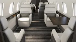 Bombardier's all-new Premier cabin for Global 6000 aircraft.