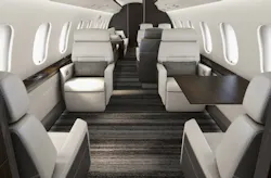 Bombardier's all-new Premier cabin for Global 6000 aircraft. Bombardier's all-new Premier cabin for Global 6000 aircraft.