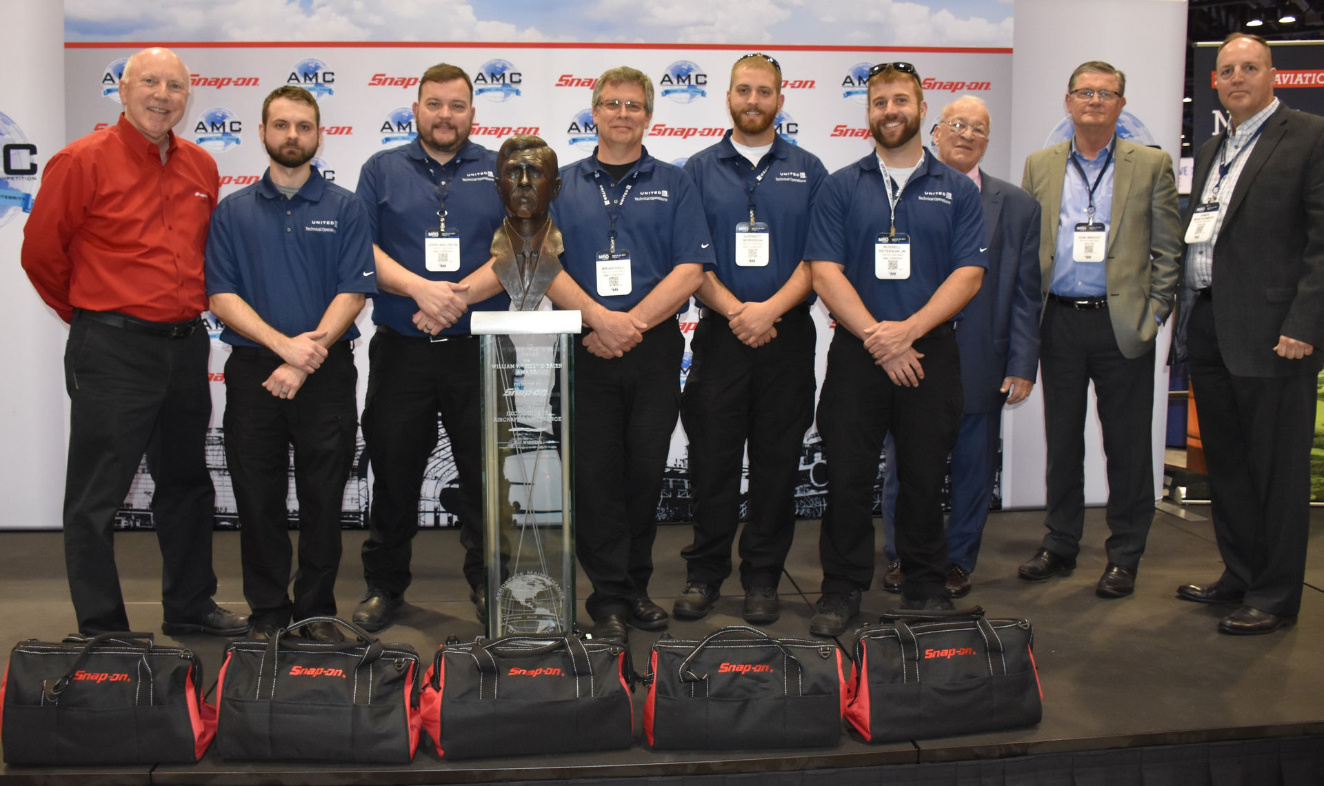 United Airlines Team CLE was the overall winner and received the William F. &ldquo;Bill&rdquo; O&rsquo;Brien Award for Excellence in Aircraft Maintenance.
