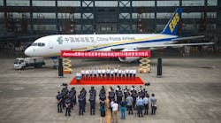 China Postal Airlines 27 converted 757 delivering ceremony 592726f08cb30
