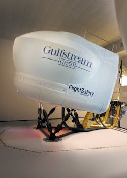 FlightSafety International Gulfstream G650 aircraft simulator 59274e22d415d