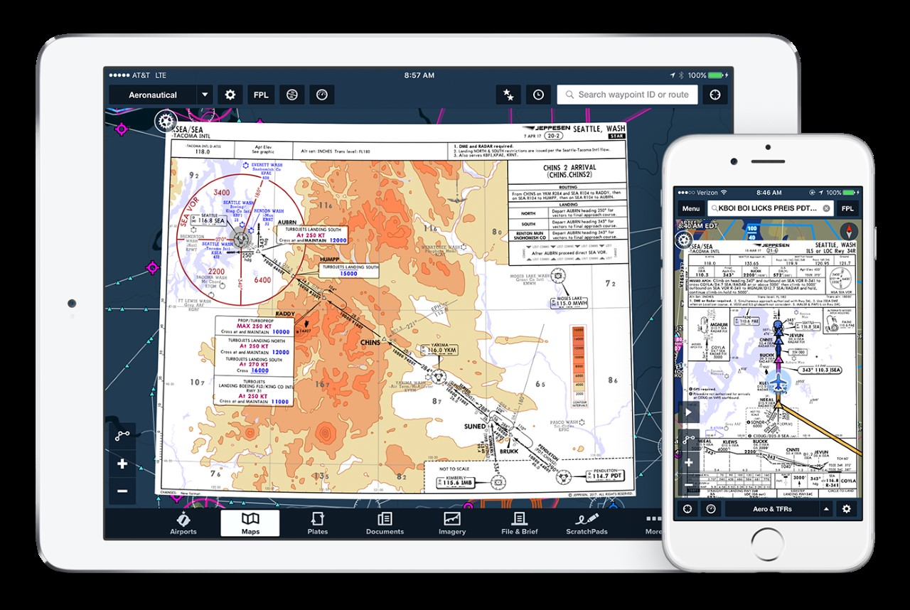ForeFlight Jeppesen iPad iPhone KSEA STARappch 590c883b432ba