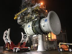 The first GE9X certification engine began testing at Peebles Test Operation earlier this week.