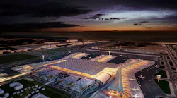 The Istanbul New Airport will be able to accommodate more than 150 million passenger annually when completed.