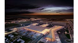 The Istanbul New Airport will be able to accommodate more than 150 million passenger annually when completed.