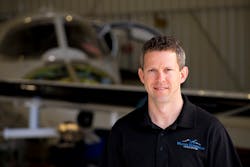 Fischer is an aviation professional with over 17 years of pilot experience in special missions including cloud seeding and atmospheric research aircraft operations.