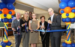 From left to right, Lee Lancaster, director, business development, South Terminal; Sarah Beaver, operations director, South Terminal; Leroy Hargrove, supervisor, airport operations, Austin-Bergstrom International Airport; Jamy Kazanoff, assistant director, Austin-Bergstrom International Airport; Tina Cannon, senior director of local government relations, Austin Chamber of Commerce; and Tom Noonan, president and CEO, Visit Austin. From left to right, Lee Lancaster, director, business development, South Terminal; Sarah Beaver, operations director, South Terminal; Leroy Hargrove, supervisor, airport operations, Austin-Bergstrom International Airport; Jamy Kazanoff, assistant director, Austin-Bergstrom International Airport; Tina Cannon, senior director of local government relations, Austin Chamber of Commerce; and Tom Noonan, president and CEO, Visit Austin.
