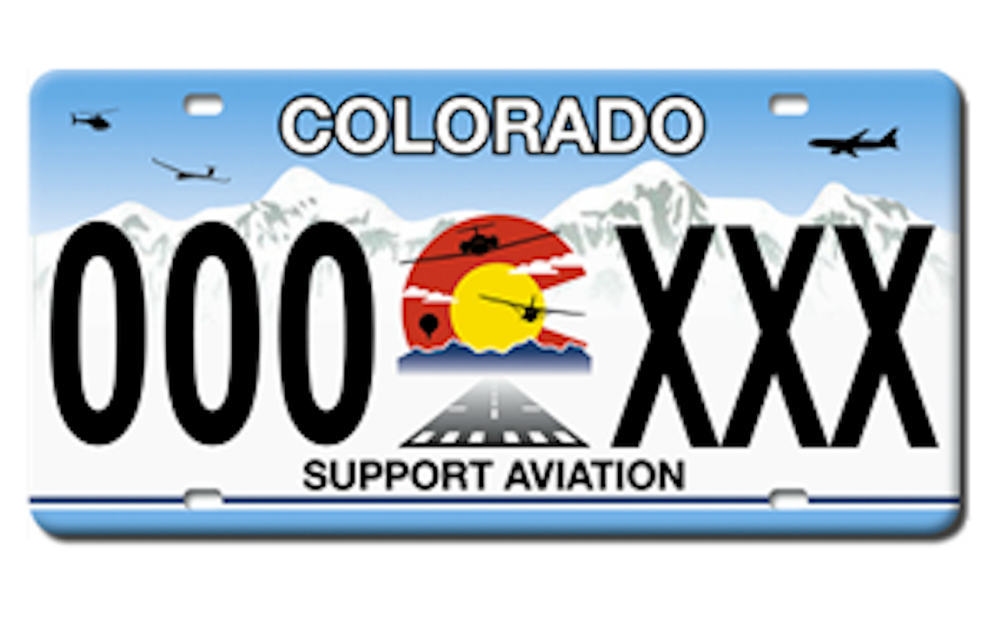 Colorado Recognizes Value of Aviation With New License Plate Aviation