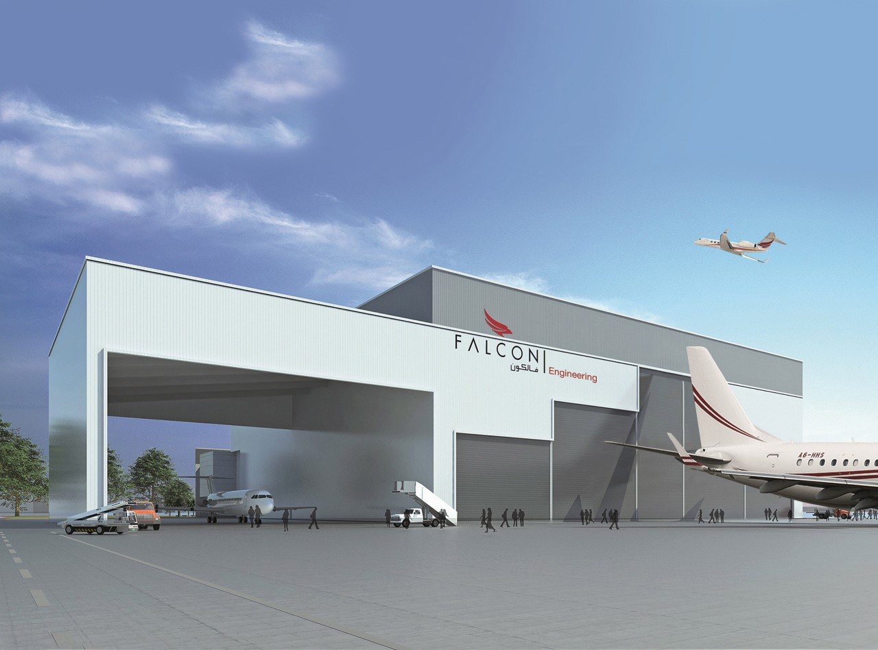 thumbnail Artist 27s impression of Falcon Aviation 27s broad MRO faciity at DWC Airport Dubai 500k 59107242ea1c9