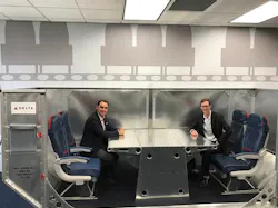 Rafael Figueroa, CEO Aeromexico Cargo and Gareth Joyce, President Delta Cargo.