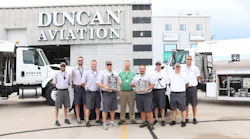 Duncan Aviation is is one of only eight worldwide FBOs to receive this mid-cabin Gulfstream qualification and one of only 53 to receive the large cabin qualification.