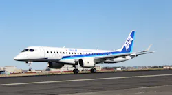 MRJ FTA 3 with ANA livery Take off from MFC 5942aee8d512f