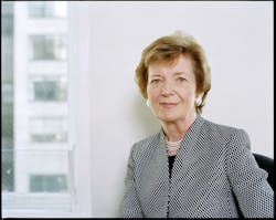 Former president of Ireland Mary Robinson
