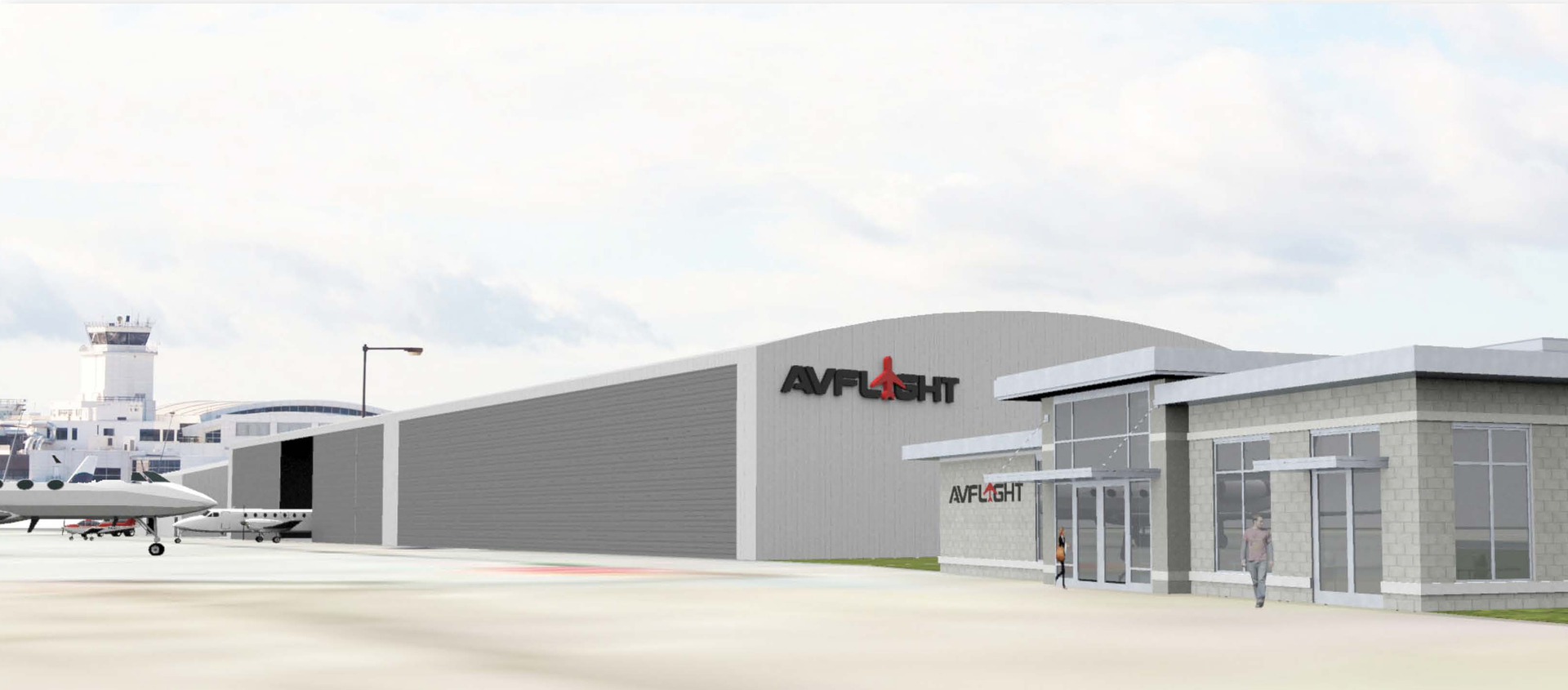 The FBO facility will be finished in the contemporary Avflight style for which the brand is known.
