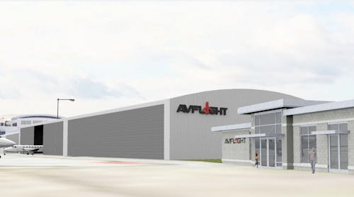The FBO facility will be finished in the contemporary Avflight style for which the brand is known.