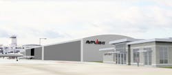 The FBO facility will be finished in the contemporary Avflight style for which the brand is known. The FBO facility will be finished in the contemporary Avflight style for which the brand is known.